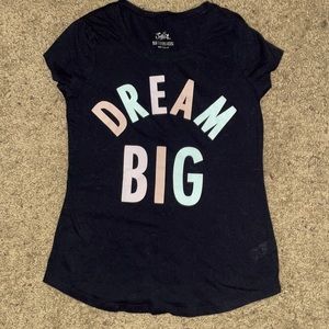 NWOT JUSTICE GIRLS GRAPHIC TEE